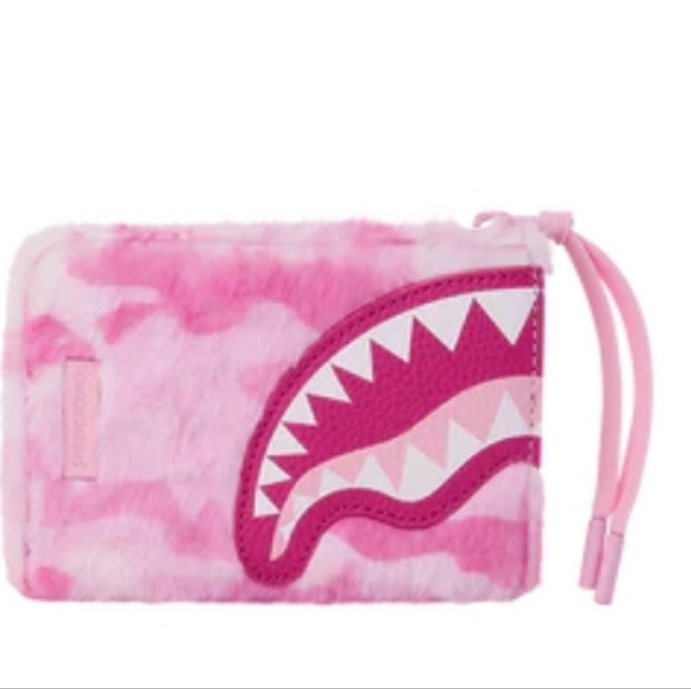 Sprayground Furrrocious in Pink Wallet